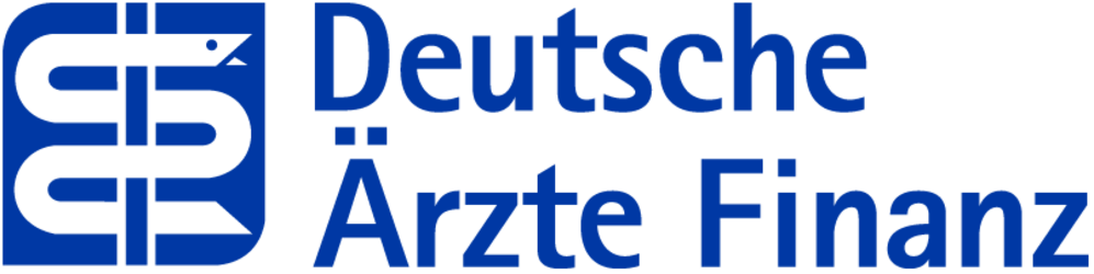 Logo deutsche Ärztefinanz mit Verlinkung zur Seite