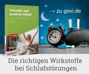 'Die richtigen Wirkstoffe bei Schlafstörungen' - Buch bestellbar auf govi.de