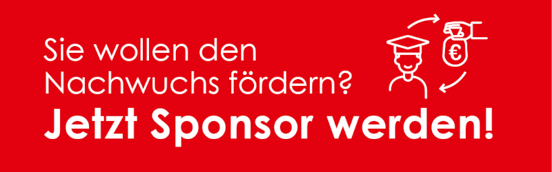 Sie wollen den Nachwuchs fördern? Jetzt Sponsor werden!
